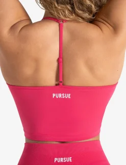 Scrunch Seamless Built-in Bra Tank Bubblegum Pink
