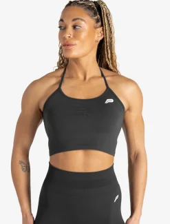 Scrunch Seamless Built-in Bra Tank Woodland Grey