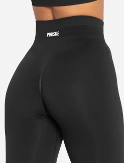 Scrunch Seamless Leggings Black