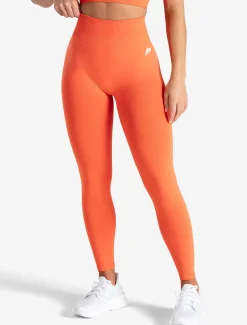 Scrunch Seamless Leggings Bright Coral
