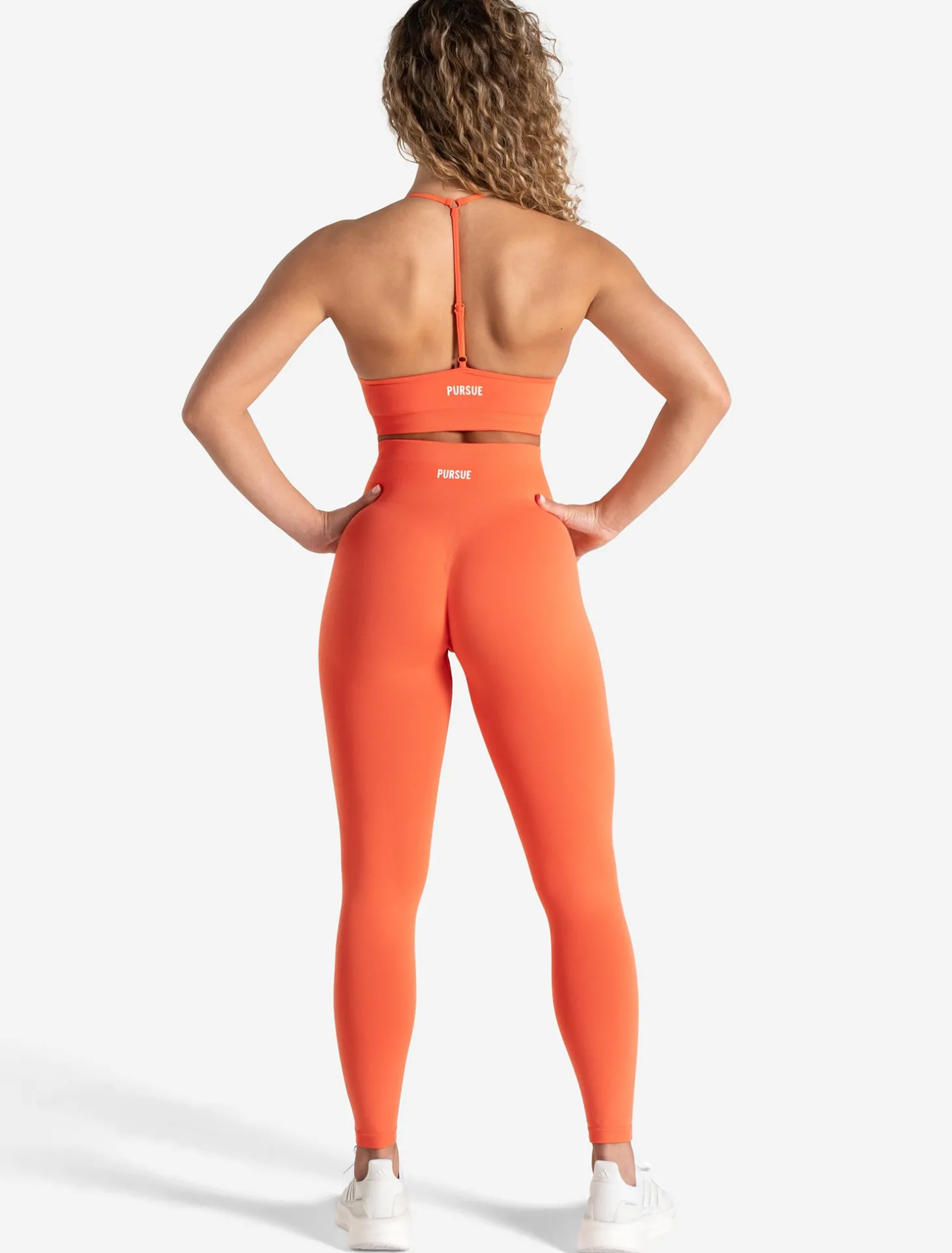 Scrunch Seamless Leggings Bright Coral