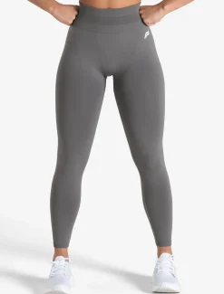 Scrunch Seamless Leggings Mid Grey