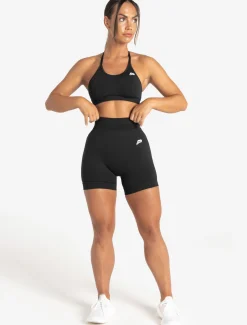 Scrunch Seamless Shorts Black