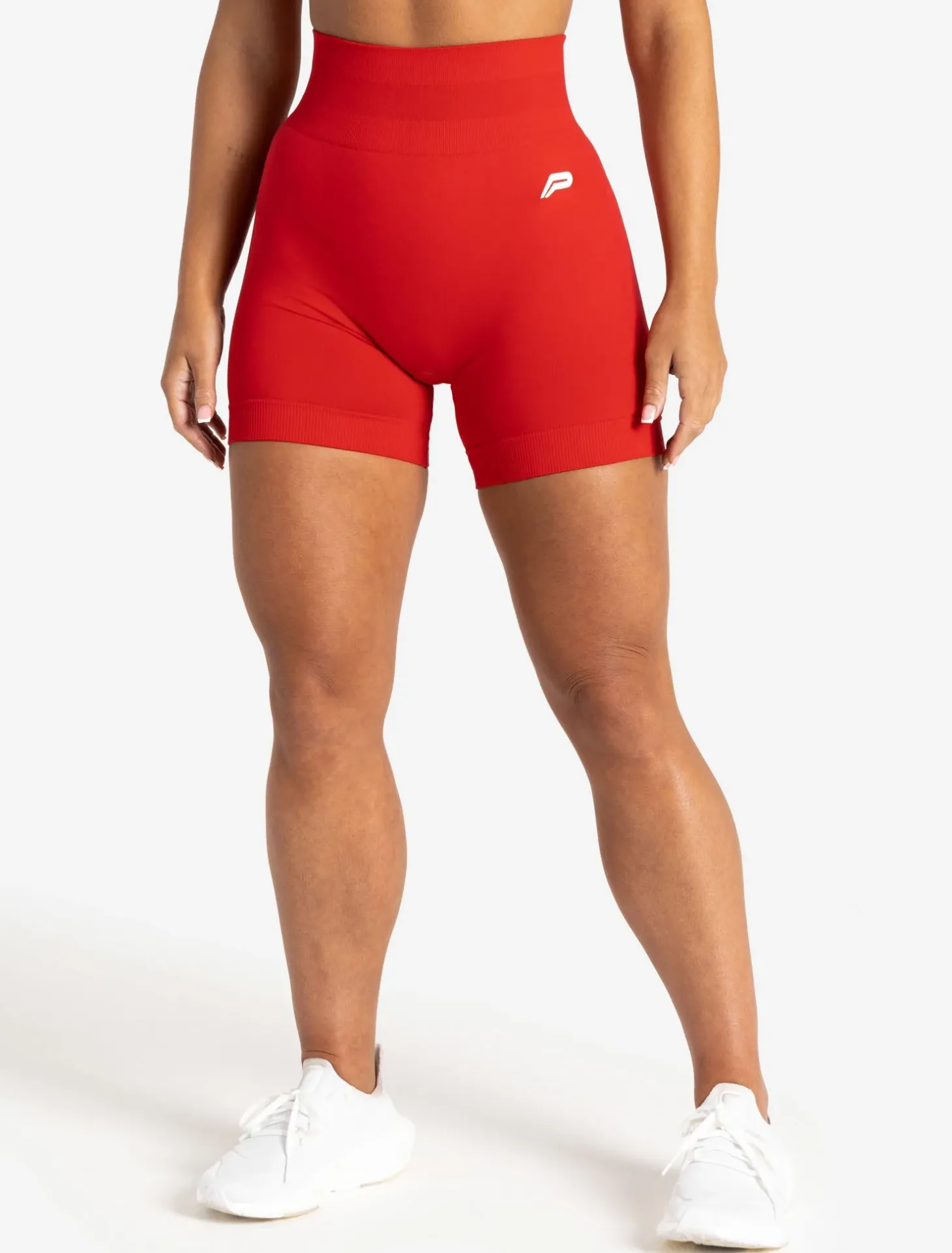 Scrunch Seamless Shorts Candy Red