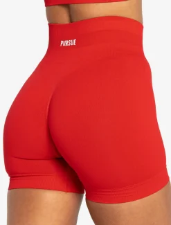 Scrunch Seamless Shorts Candy Red