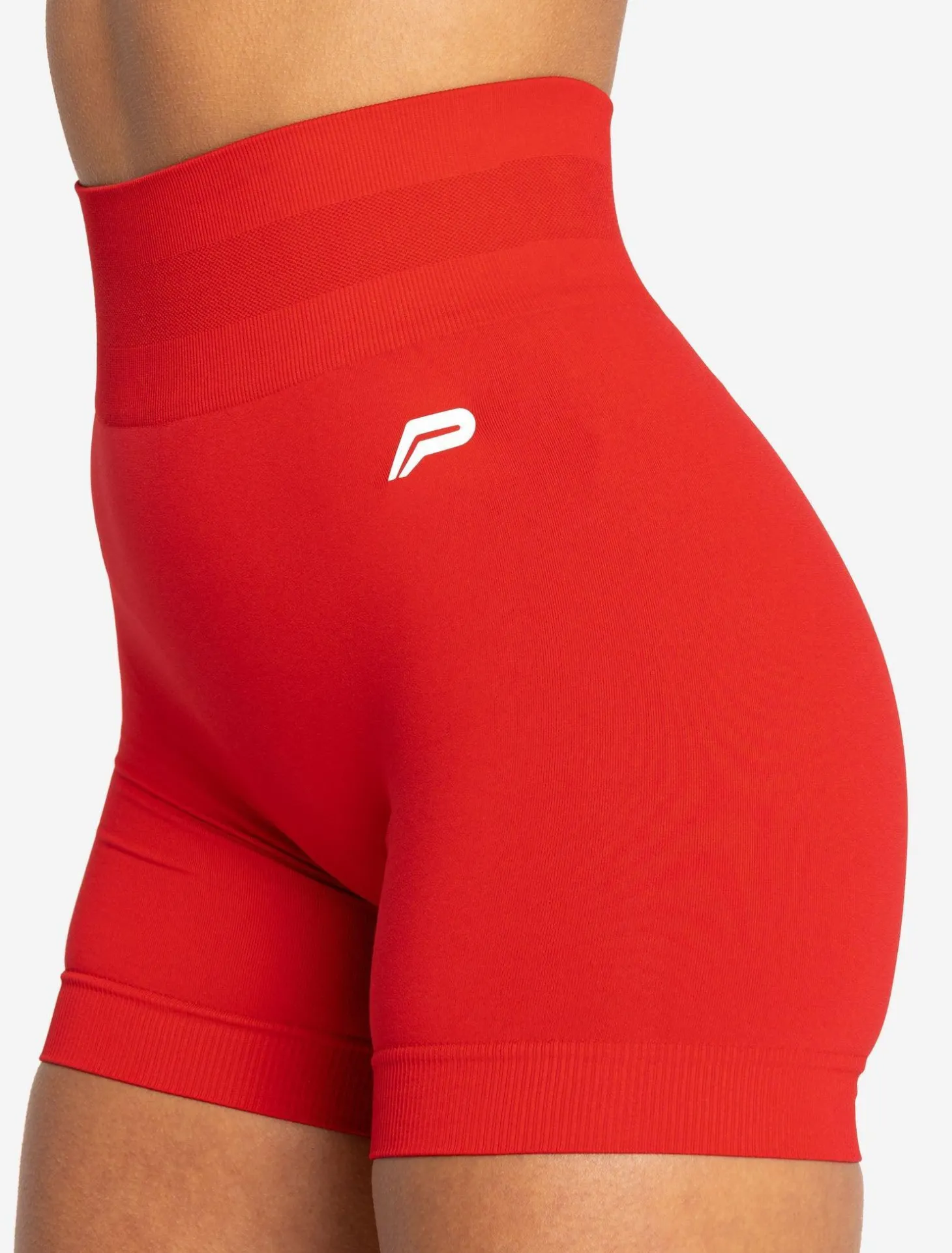 Scrunch Seamless Shorts Candy Red