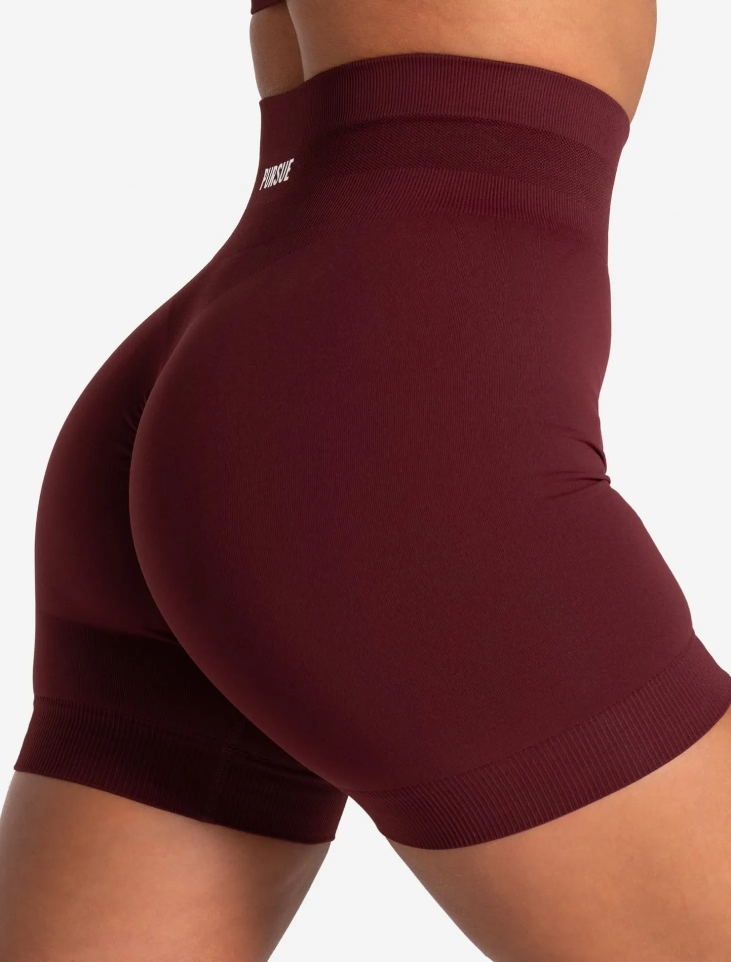 Scrunch Seamless Shorts Dark Cherry