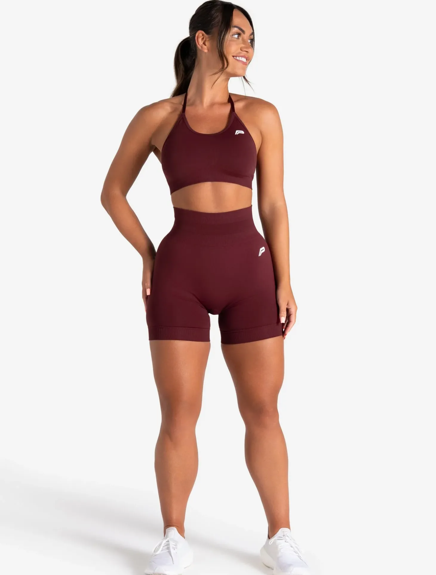 Scrunch Seamless Shorts Dark Cherry