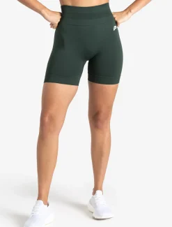 Scrunch Seamless Shorts Forest Green