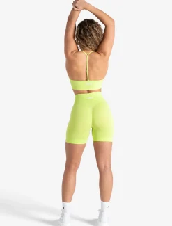 Scrunch Seamless Shorts Lime Zest