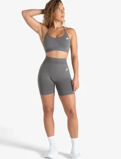 Scrunch Seamless Shorts Mid Grey