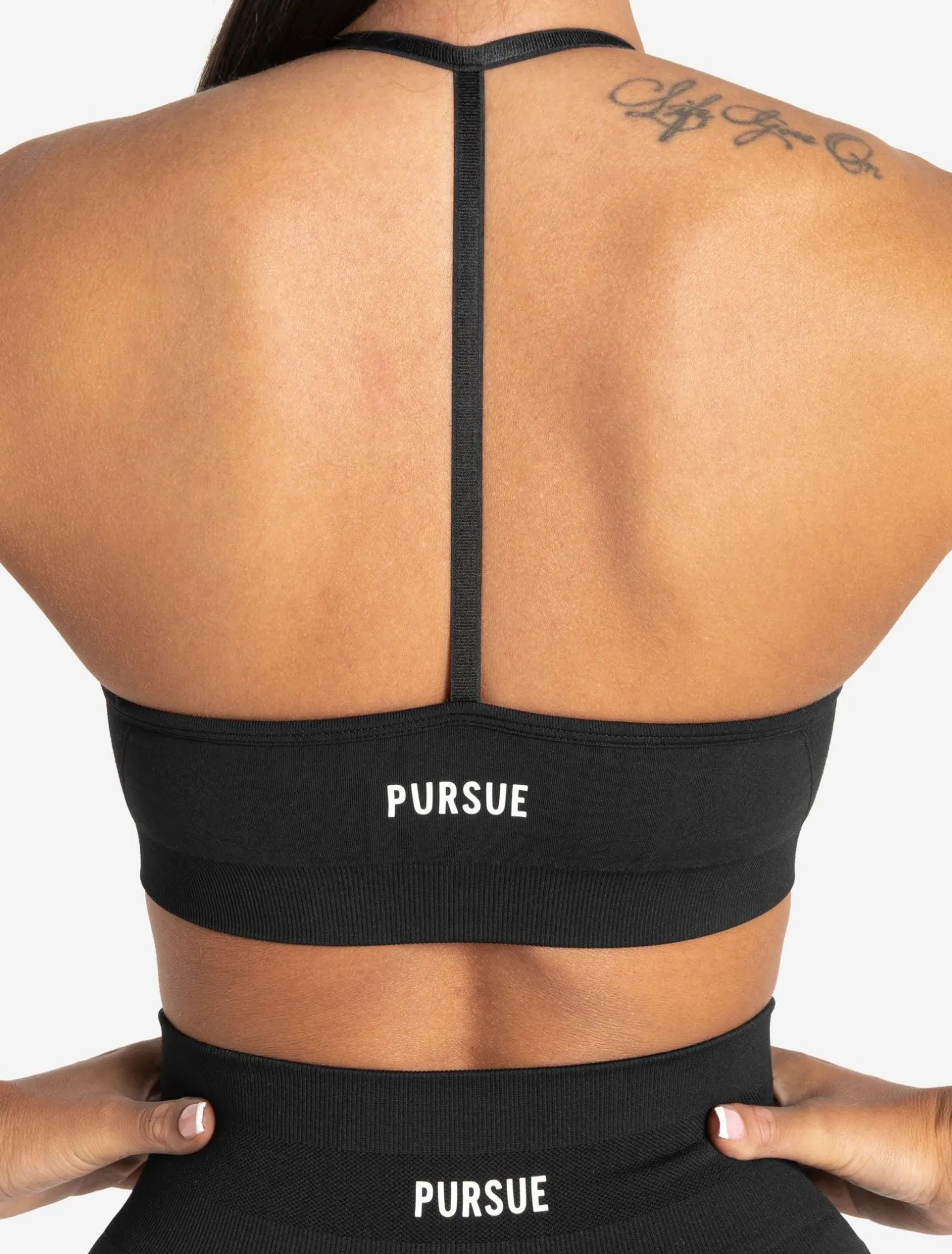 Scrunch Seamless Sports Bra Black