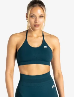 Scrunch Seamless Sports Bra Dark Teal