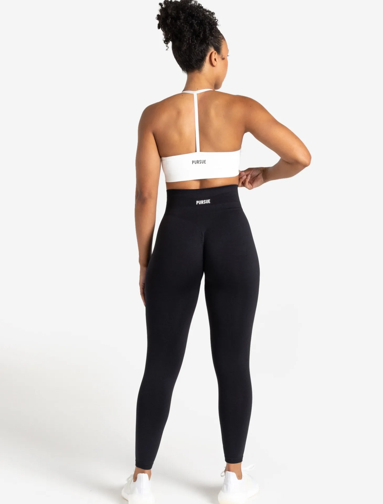 Scrunch Seamless Sports Bra White