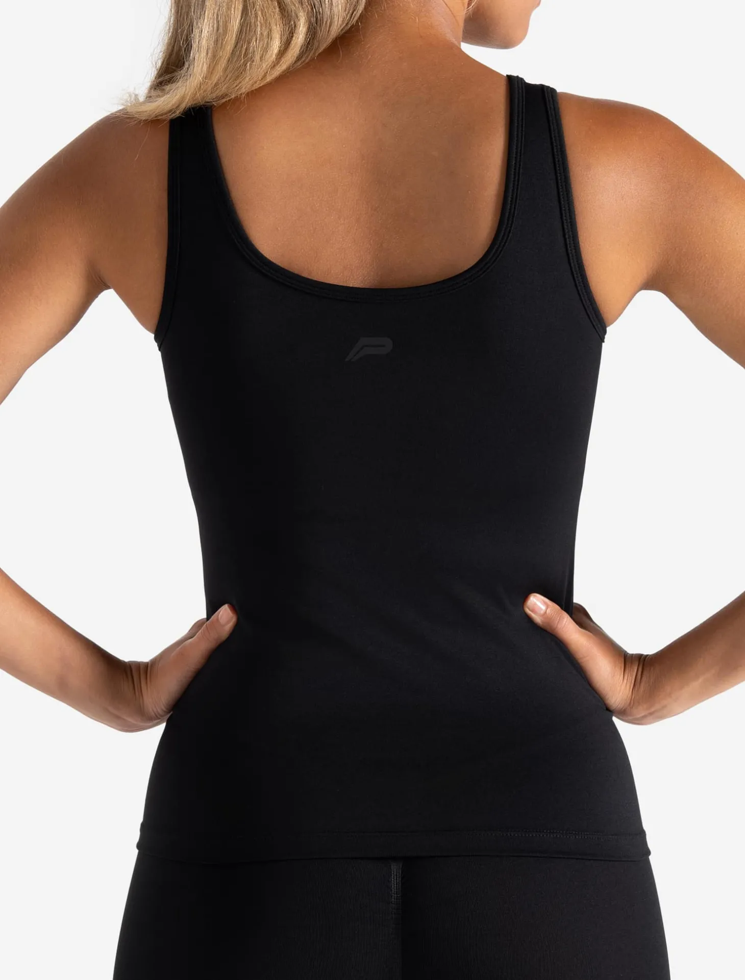 Sculpt Seamless Built-In Bra Vest Black