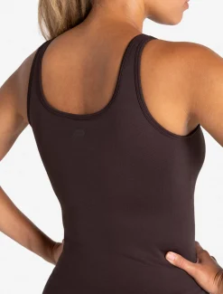 Sculpt Seamless Built-In Bra Vest Espresso