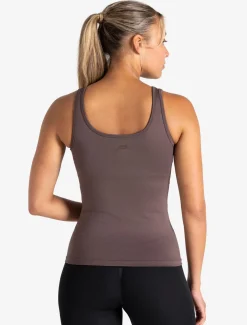 Sculpt Seamless Built-In Bra Vest Mocha
