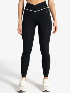 Sculpt Seamless Scrunch Leggings Black/Marshmallow