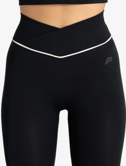 Sculpt Seamless Scrunch Leggings Black/Marshmallow