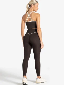 Sculpt Seamless Scrunch Leggings Espresso/Marshmallow