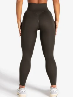 Sculpt Seamless Scrunch Leggings Olive