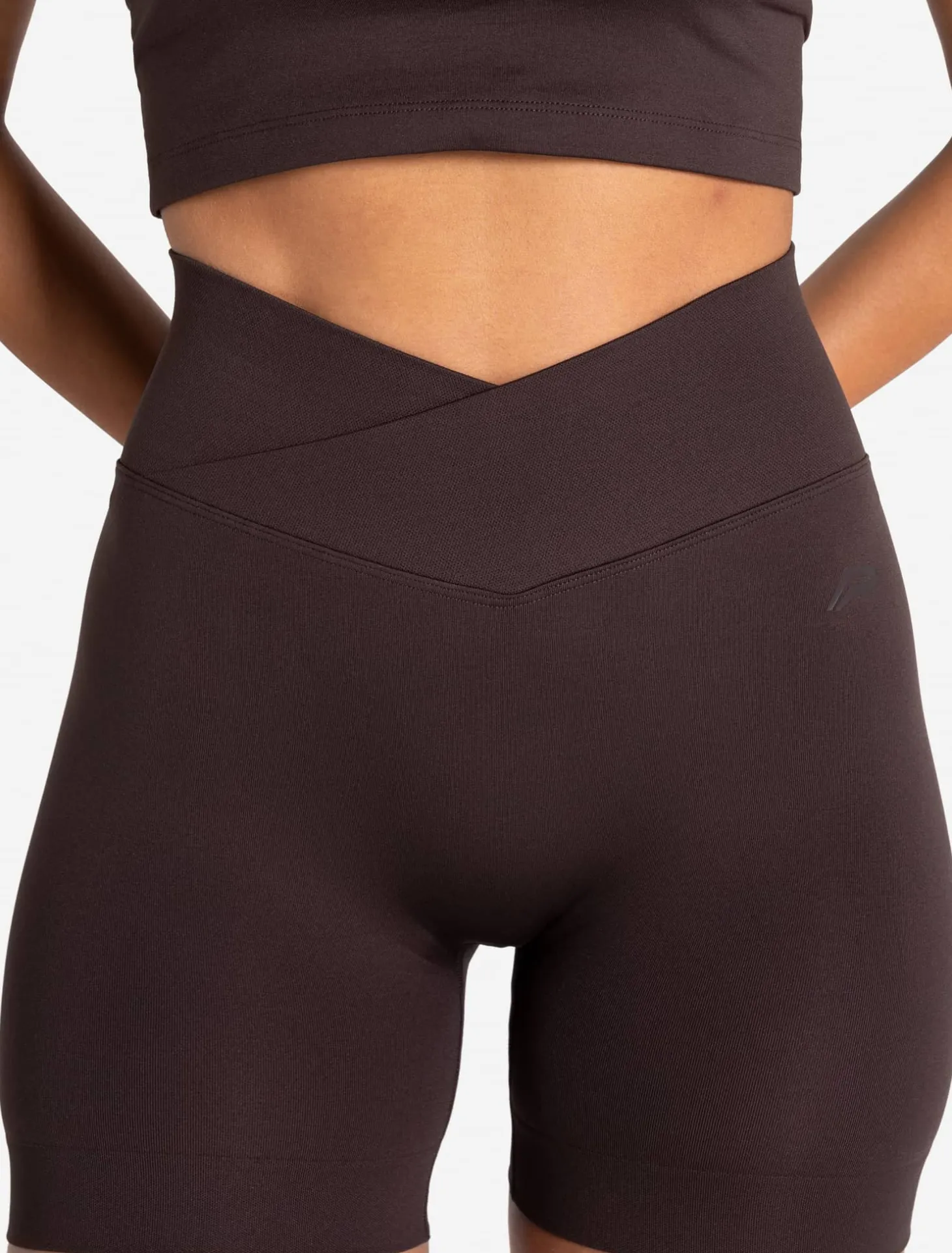 Sculpt Seamless Scrunch Shorts Espresso