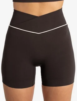 Sculpt Seamless Scrunch Shorts Espresso/Marshmallow