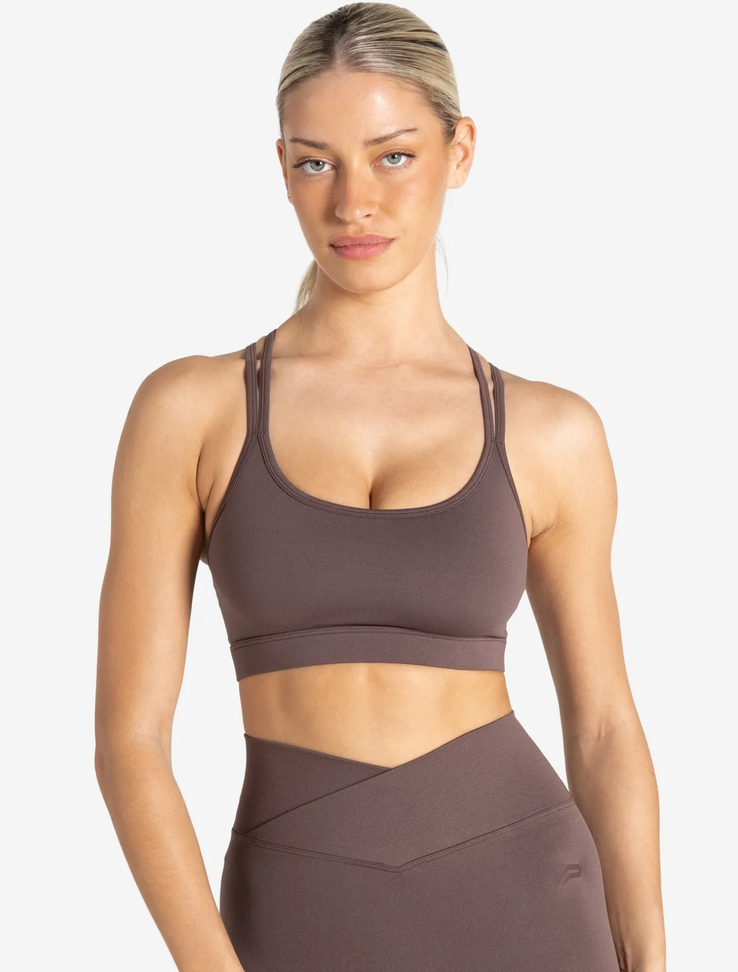 Sculpt Seamless Sports Bra Mocha