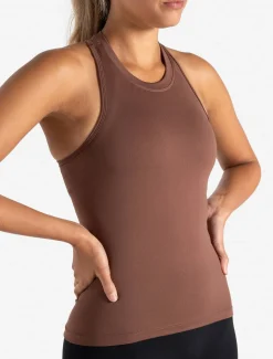 Sculpt Seamless Vest Cocoa Brown