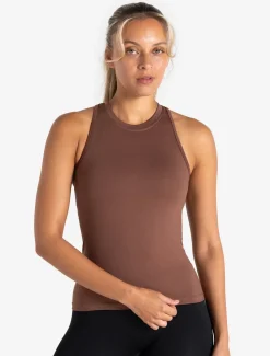 Sculpt Seamless Vest Cocoa Brown