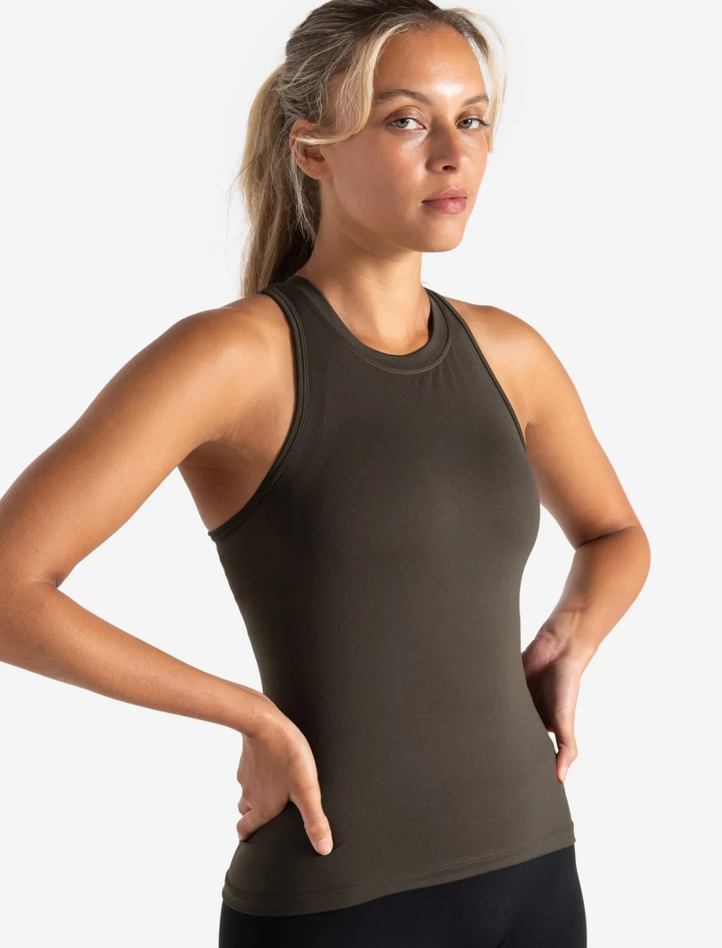 Sculpt Seamless Vest Olive