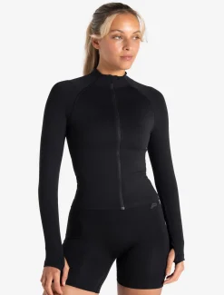 Sculpt Seamless Zip Jacket Black