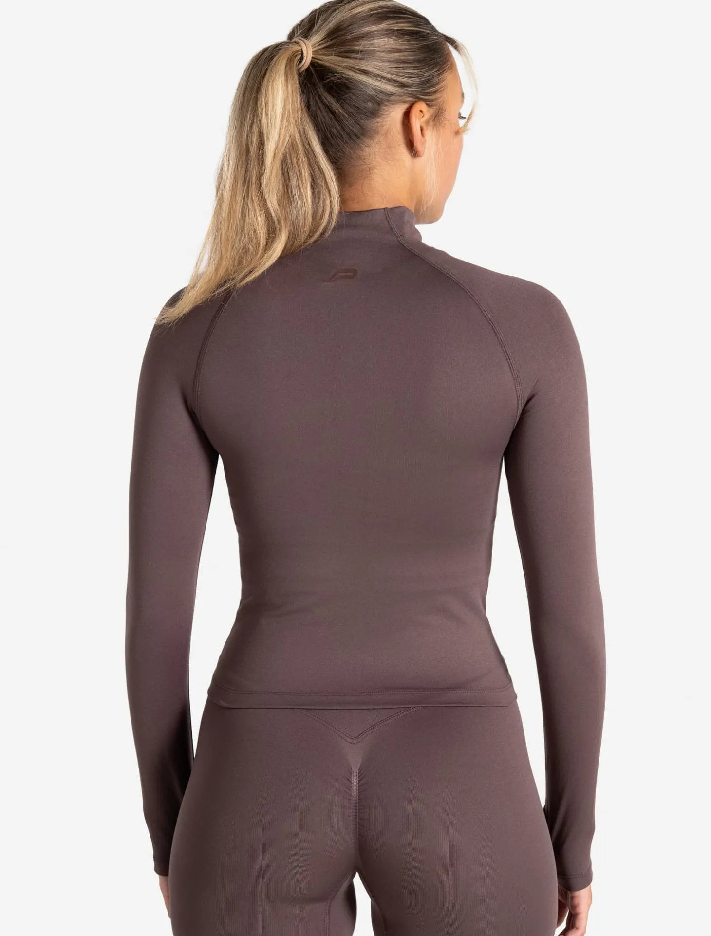 Sculpt Seamless Zip Jacket Mocha