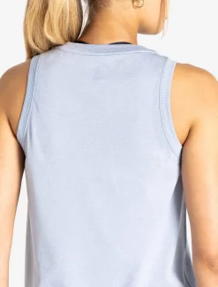 Seamless Tank Blue Marl