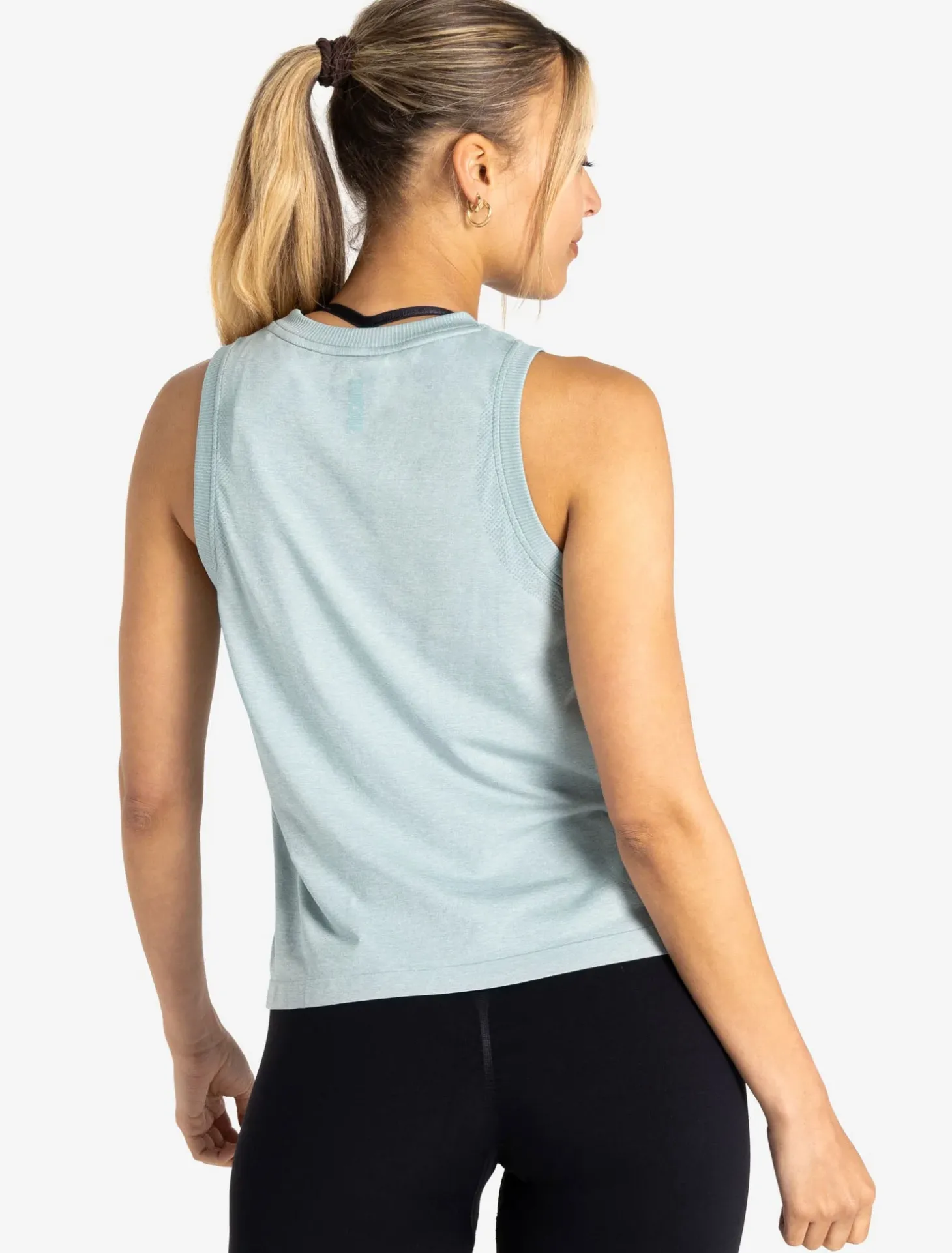 Seamless Tank Seafoam Green Marl