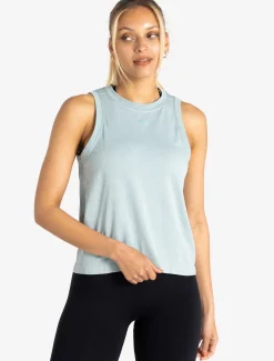 Seamless Tank Seafoam Green Marl