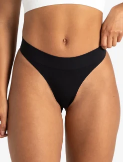 Seamless Thong Black