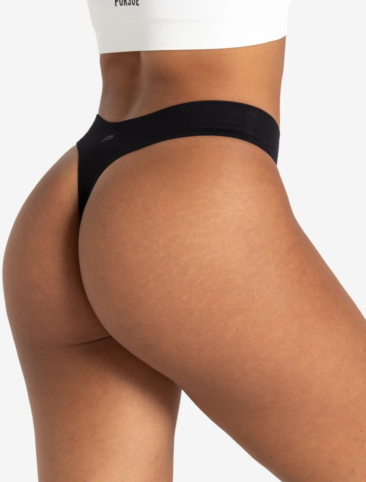Seamless Thong Black