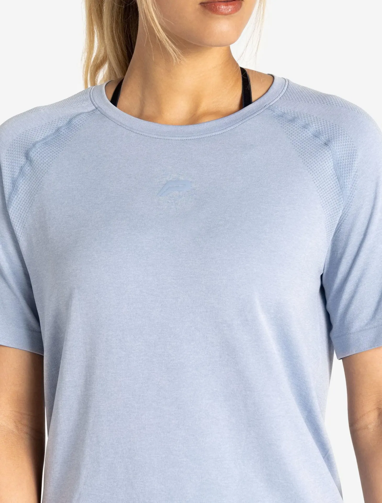 Seamless T-Shirt Blue Marl