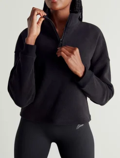 Supersoft 1/4 Zip Fleece Blackout