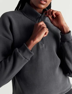 Supersoft 1/4 Zip Fleece Slate