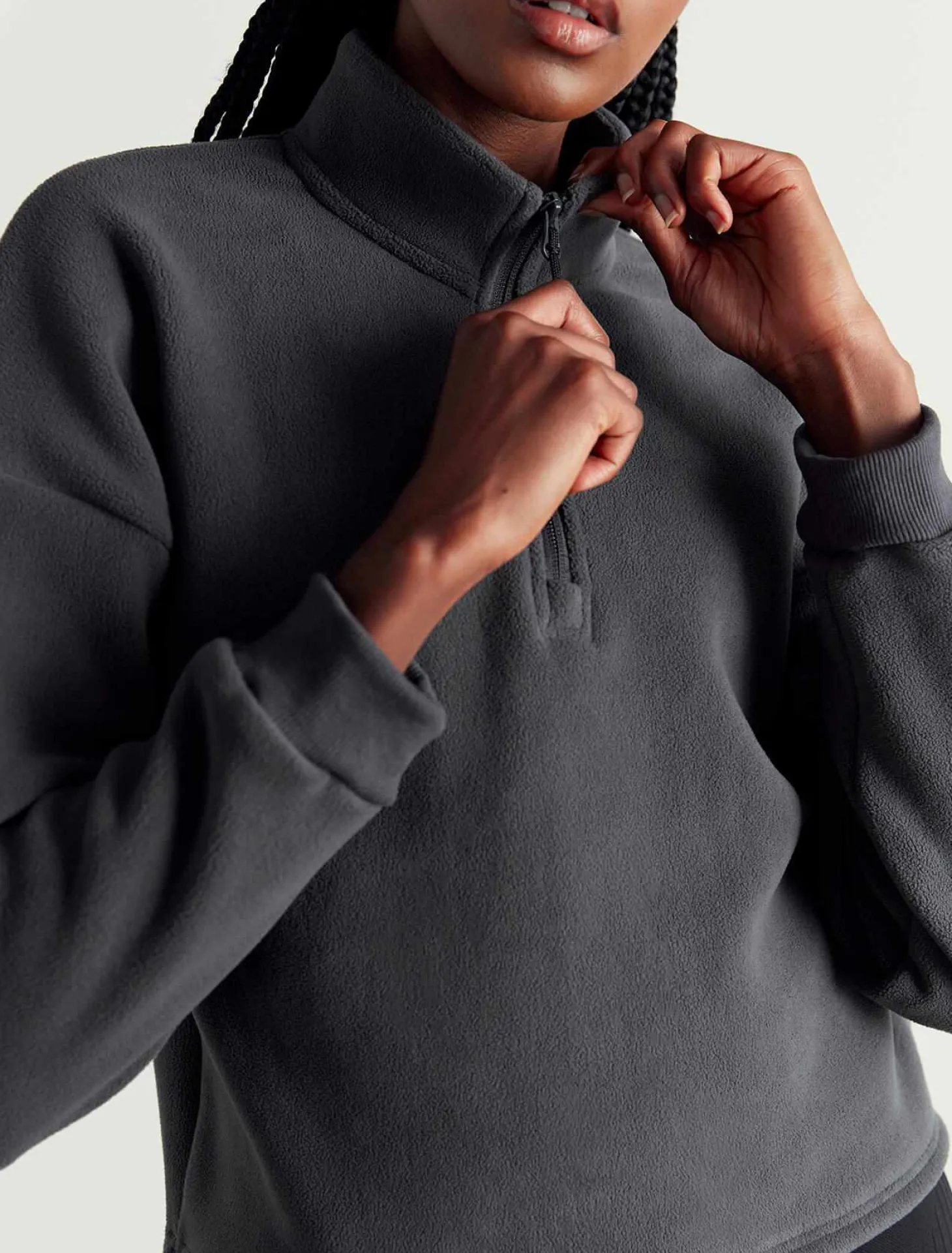 Supersoft 1/4 Zip Fleece Slate