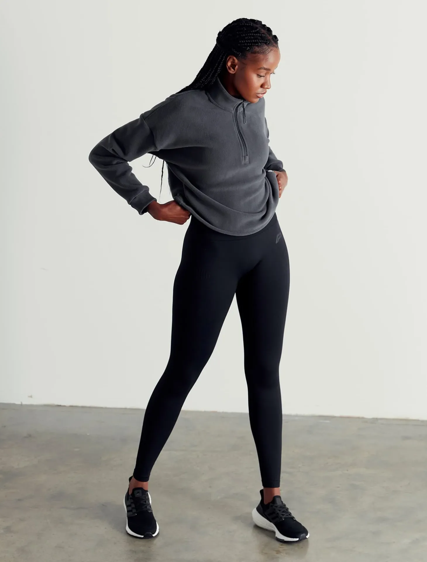 Supersoft 1/4 Zip Fleece Slate