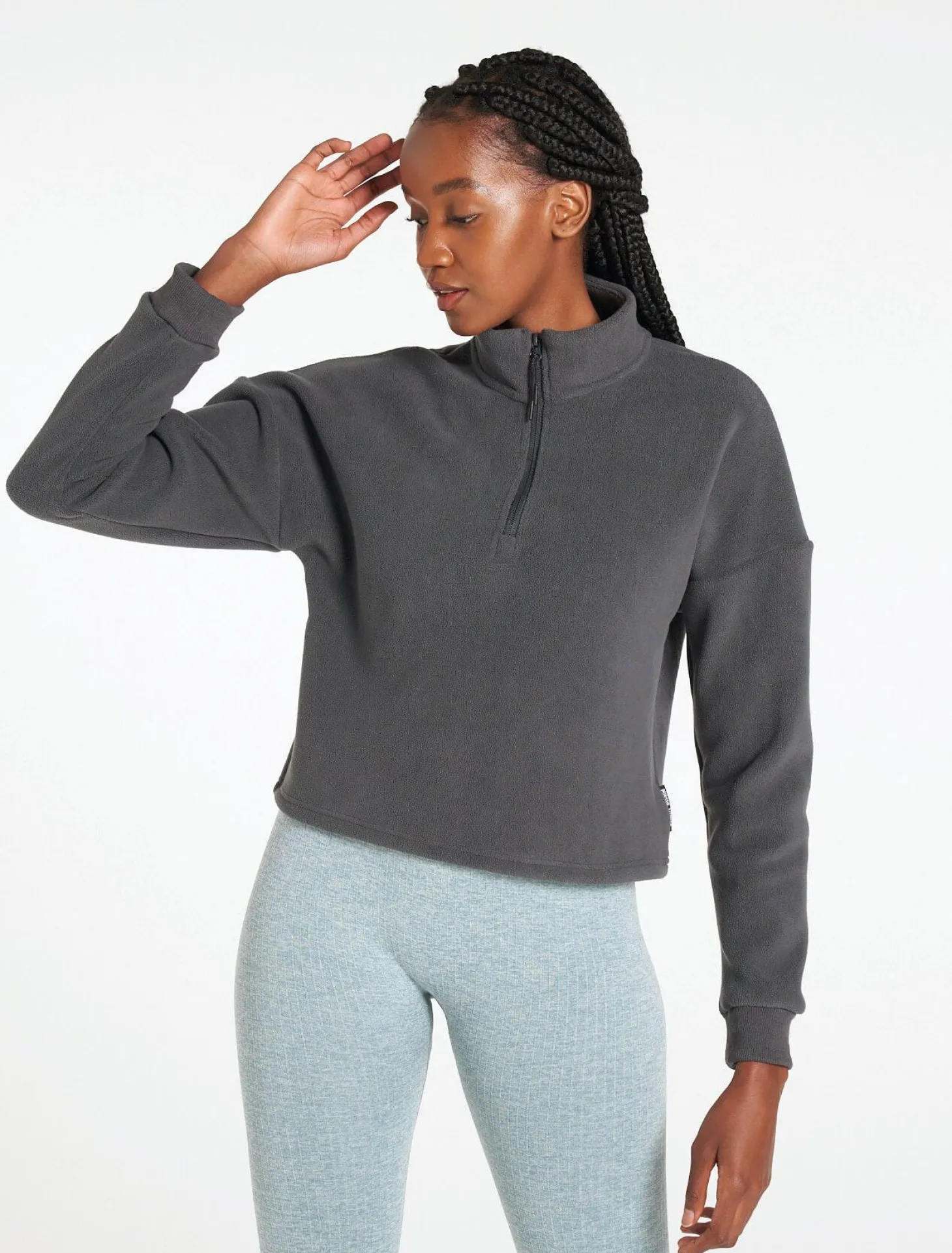 Supersoft 1/4 Zip Fleece Slate