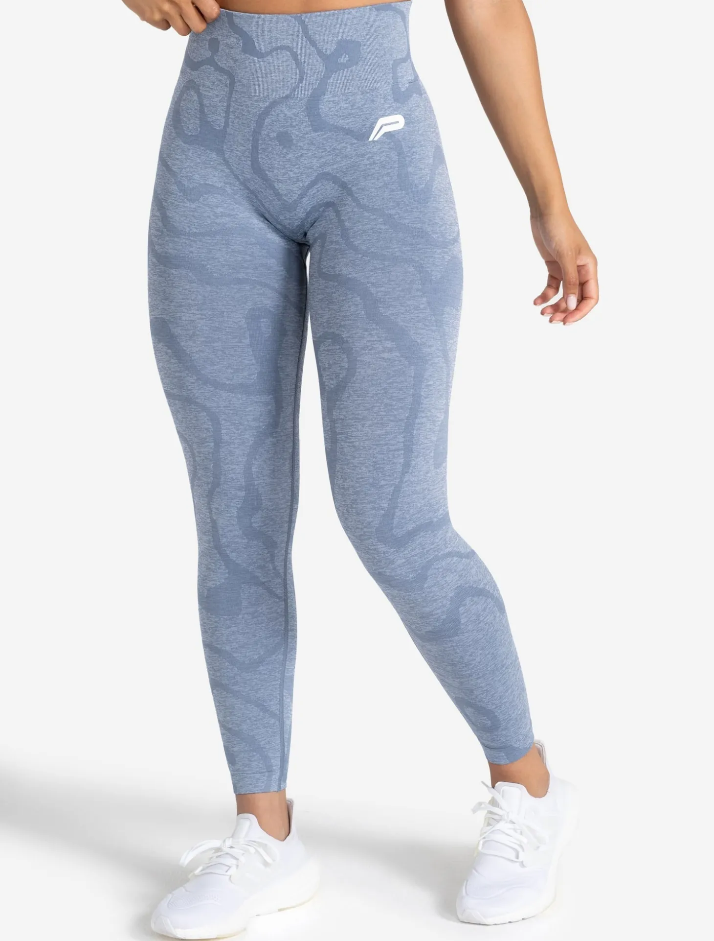 Sustainable Seamless Leggings Blue