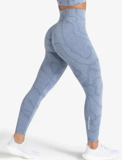 Sustainable Seamless Leggings Blue