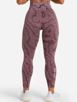 Sustainable Seamless Leggings Burgundy