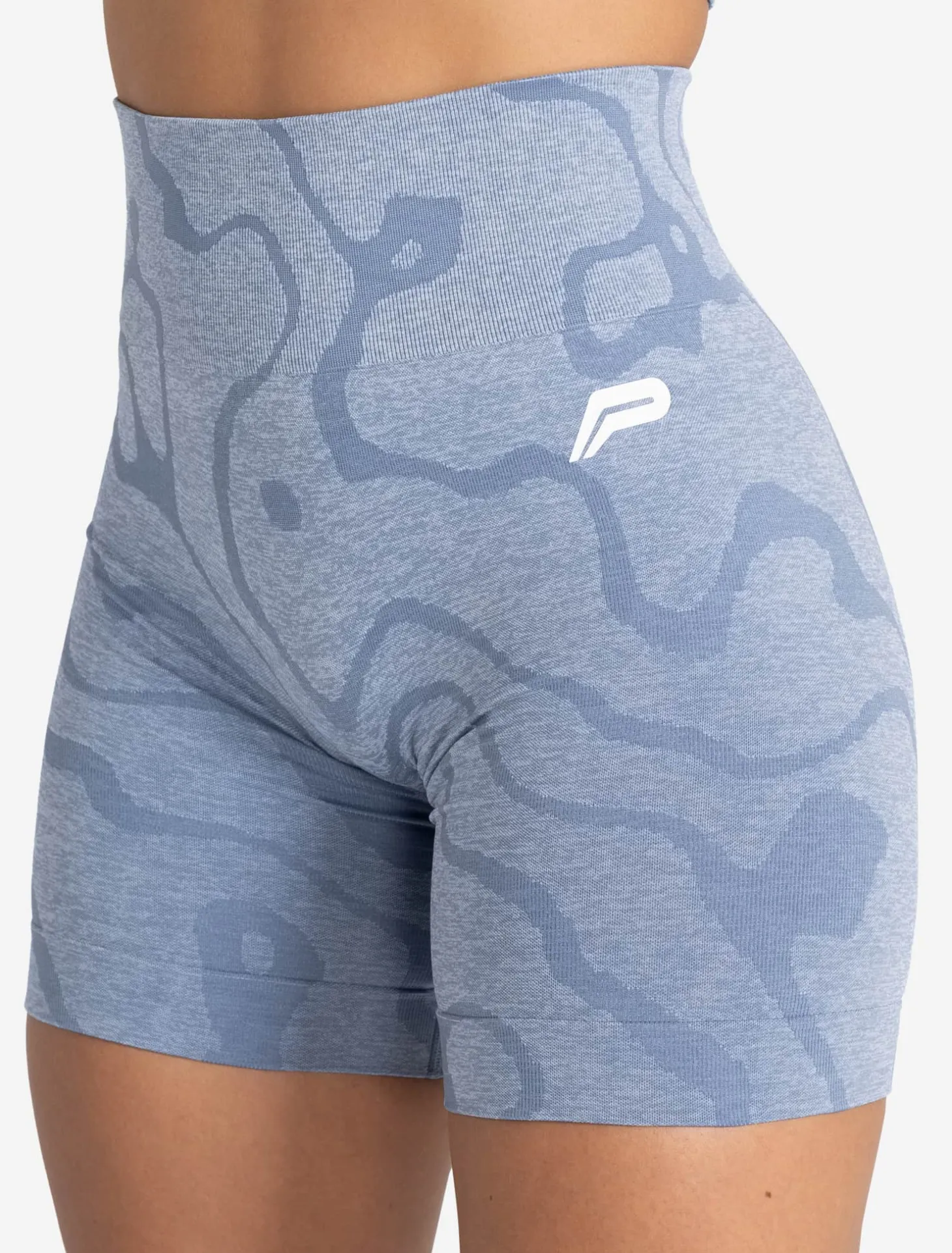 Sustainable Seamless Shorts Blue