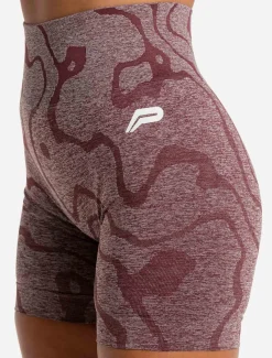 Sustainable Seamless Shorts Burgundy