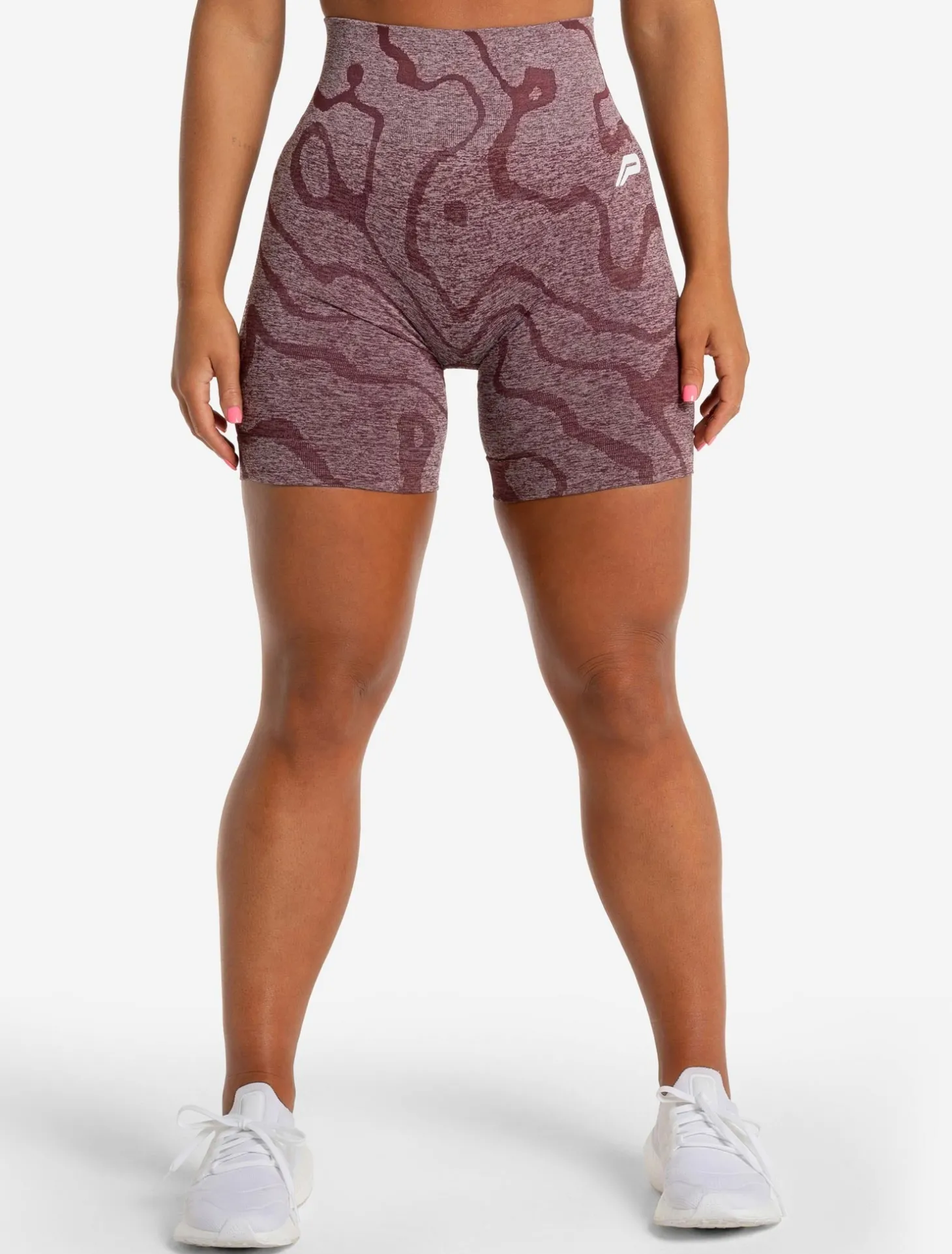Sustainable Seamless Shorts Burgundy